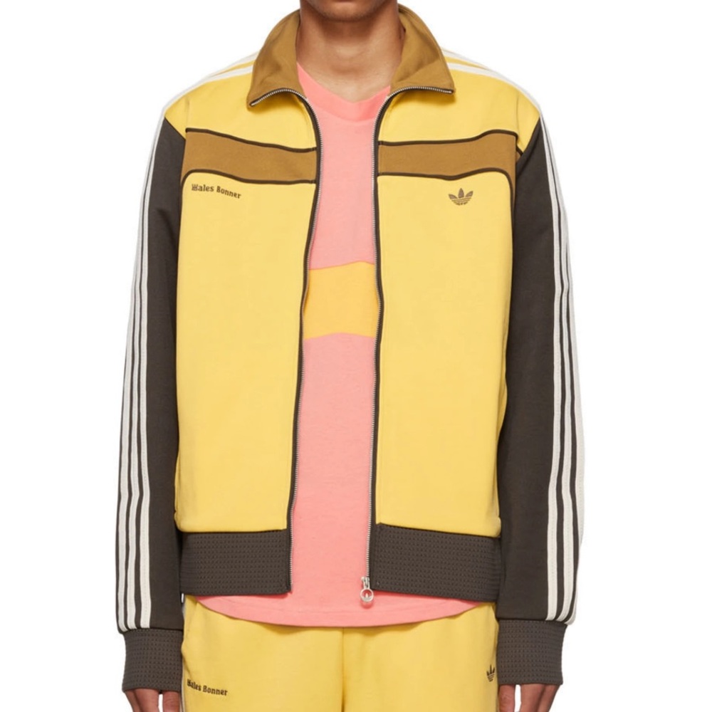 Adidas x Wales Bonner Men's Track Suit Jacket in Yellow